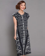 Women T-Shirt Crocodile Maxi Dress